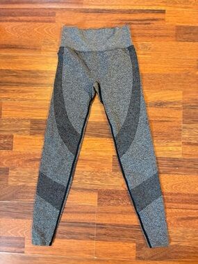 Women’s Pink Seamless Gray High-Waist Leggings
